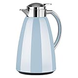 alfi thermoskanne blau Lieferumfang: Emsa F4130400 Campo Isolierkanne, pastel-blau, Volumen: 1 Liter, Gewicht: 1,3 kg, Material: ABS Kunststoff/Gehäuse aus Metall