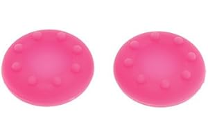 NEWNIU(TM) 2 pcs Controller Thumb Joysti stick Grip Analogue silicone caps for Playstation 3(PS3)/PS4/ Xbox 360/Xbox one Controllers (Pink)