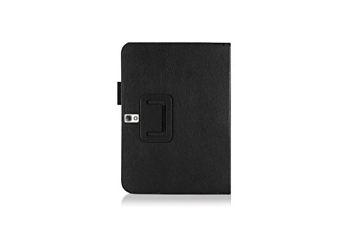 Schutzhülle / Cover / Tasche für Samsung Galaxy Tab S 10.5 – T800 – Schwarz – Mit praktischer Halteschlaufe (+ Display-Schutzfolie + Stylus) - 5