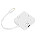 Produktbild Oumij 3-in-1 Mini DP zu DVI HDMI DP High-Definition Audio Video Converter Adapterkabel Starke kompatible Leistung und einfache Verbindung Importierte Dual-Chip-Ausgabe, die Stabilität ist stark