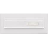 Burg-Wächter Blende 794 W Bocacartas con Placa de Identificación, Blanco