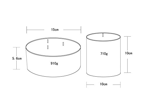 Citronella Kerze Anti Mücken Duftkerze Sojawachs Zitronell Stumpenkerze Groß 710g 85Std - 5