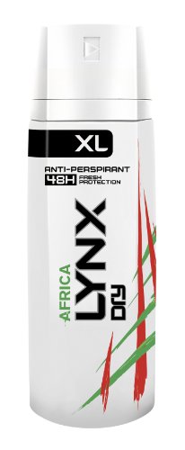 Lynx Dry Africa Aerosol Anti-Perspirant Deodorant 200 ml - Pack of 3