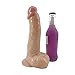 Produktbild HNZYQ Dildo für sie mit Stoßfunktion 9,25 Zoll 25 cm Realistische Dildo PVC Saugnapf Dildo Penis Mit Starken Saugnapf Für Sex Vibratoren (Color : Beige)