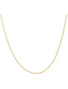 Latotsa Vergoldete Panzerkette 1,4mm Breit Panzer Kette Halskette Gelbgold Gold Plattiert Vergoldet Goldkette...