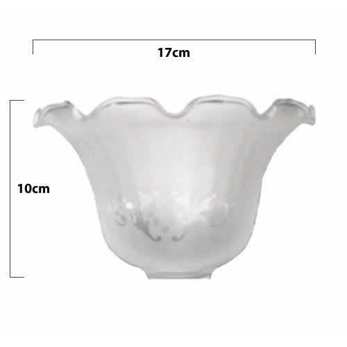 Lampenschirm Granada aus Glas Glas matt - 2