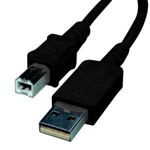 Cabling® Druckerkabel Lexmark Epson Canon HP Kyocera Samsung USB 2.0 A – B, 2 m. USB-Kabel 2.0 A auf B, Kabel für Drucker, Scanner, HP, Epson – 1,80 m. Schwarz - 6