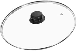PNJB, Transparent Glass Lid Cover, For Kitchen. Saucepan Lids,Durable, Heat-Resistant,Frying Pan With Lid, Glass Cover, Cookware Lids (30CM)