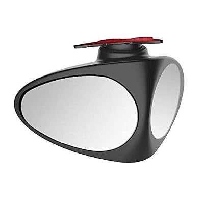 HoganeyVan Miroir d'angle Mort de Voiture Miroir Grand Angle 360 Rotation réglable Convexe rétroviseur Vue Roue Avant rétroviseur de Voiture