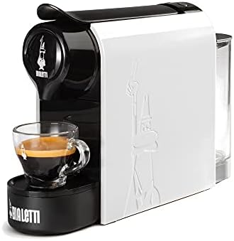Bialetti Gioia, Macchina Caffè Espresso, Funziona esclusivamente con Capsule Bialetti, Bianco