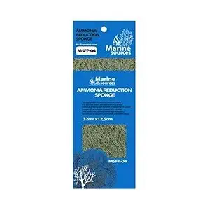 MARINE SOURCES Ammonia Reduction Sponge Pad | Aquarium Filter Media