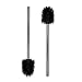 Produktbild 2 Klobürsten / schwarz / Griffe aus Edelstahl / rostfrei / Toilettenbürsten / WC Bürsten / Set