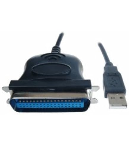 ALLOYSEED USB 2.0 To DB25 25 Pin Female Port Print Converter Cable Parallel Interface Printer