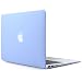 Produktbild iDOO Mattiertes gummibeschichtetes Hard Case Schalen [Für MacBook Air 13 Zoll: A1369/A1466] - Blaue Gelassenheit