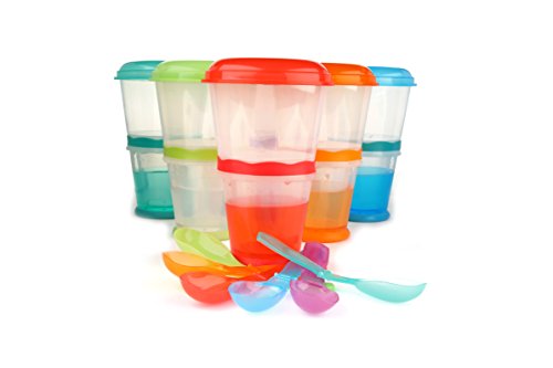 Müsli To Go Becher mit Milch-Kühlfach & Löffel, Müslibecher, Joghurtbehälter, Thermobecher, Müslidose – Lila - 6