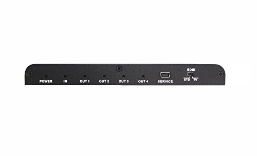 WINGONEER HDMI 2.0 Splitter 1×4 1080p auch für 3D 1:4 Verteiler HDCP2.2 DVI1.0 Full HD 1 In 4 Out - 4