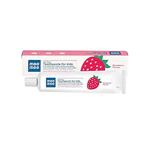 Mee Mee Fluoride Free Toothpaste For Kids (Strawberry Flavour)