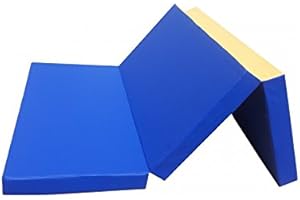 NIRO SPORTGERÄTE NiroSport Klappbare Turnmatte 210 x 100 x 8 cm - faltbare Weichbodenmatte für Gymnastik, Fitness, Sport - Wasserdichte Trainingsmatte, Schutzmatte und Gästebett in einem