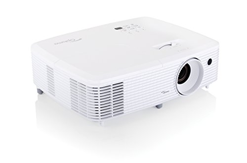 Optoma HD240Wi 1080p Full HD  Limited Edition Projector (Full Lights on Viewing 3000 ANSI Lumens, x2 HDMI with MHL Support and Built-In 10 W Speaker) - White