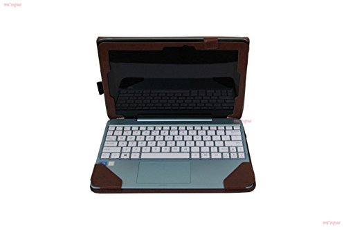 mCoque hohe Qualität PU Ledertasche für 10,1" ASUS Transformer Book T100HA (einschließlich eines separaten Tastatur-Kasten) - Braun