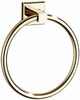 Luckyfree Bathroom Towel Ring Gold Copper