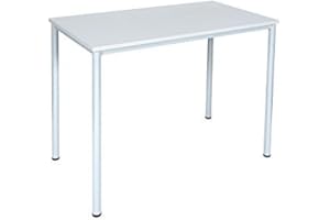 DILA GMBH Stehtisch Besprechungstisch Mehrzwecktisch Universaltisch Tisch Bistrotisch Stehpult Pausentisch | Höhe: 112,5 cm | 6 Größen | 6 Farben | Metallgestell (Lichtgrau, 120 x 60 cm)