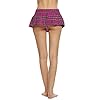 Tomasa-Donne-Sexy-Mini-Gonna-Pieghe-Plaid-Costume-da-Scolaretta-Cosplay-Lingerie–RossoRosa