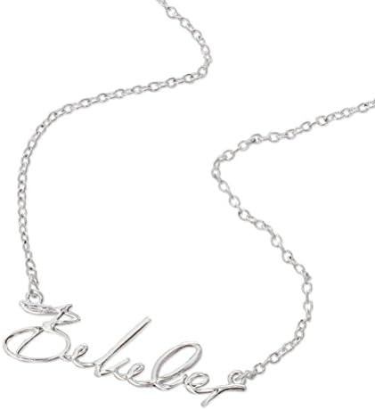 Justin Bieber Belieber Script Necklace