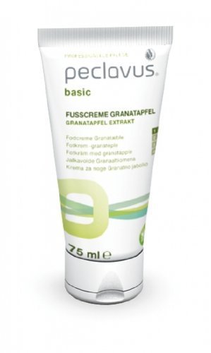 Preisvergleich Produktbild Peclavus Basic Fußcreme Granatapfel, Fusspflegecreme gegen Hornhautbildung, 75 ml