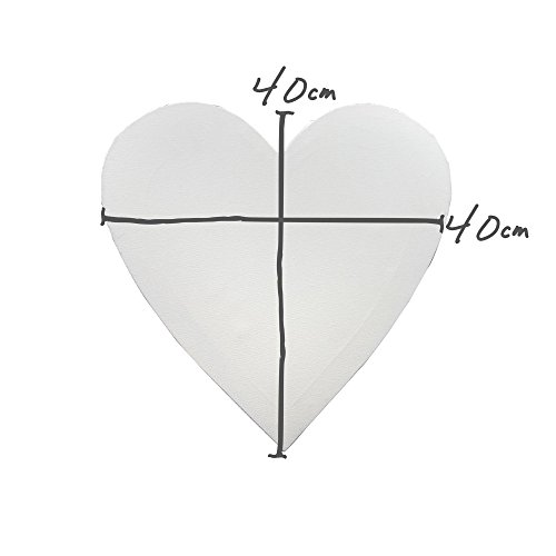 Keilrahmen Frau Wundervoll Herz 40 x 40 cm / Leinwand Herz / Hochzeitsspiel Leinwand bemalen / Gelgeschenk Hochzeit / Keilrahmen Herz / Leinwand Herz/ Keilrahmen Herzform / Leinwand Herzform - 2