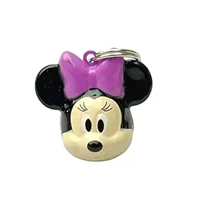 Picckola International Jumbo Size |Design - Mini Mouse Face| Collar Charm Bell for Dogs/Puppy/Cat/Kitten (Pack of One)