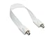 Produktbild SAT Fensterdurchführung High-Quality, weiß, Gesamtlänge inkl. Stecker 26,5cm, flexible Länge 17,5cm, Good Connections