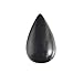 Produktbild GHGYUF Creative Kitchen Bathroom Room Hook 1 Pcs Wood Wall Hanger Chic Water Drop Bathroom Door Coat Hat Single Hook Holde,Black,L