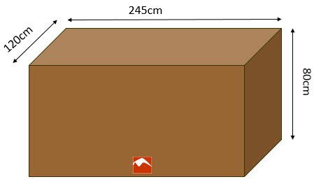Deluxe Abdeckungen Abdeckhaube Schutzhülle Schutz-Plane für Garten Sitzgruppen Rechteckige Tische 6-8-sitzer 245cm - 2