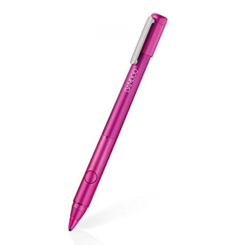 Wacom CS-600CP Bamboo Stylus Fineline Präzisions-Eingabestift mit 1,9mm dünner Spitze für iPad mini, iPad 3, iPad Air und neuere Geräte, pink