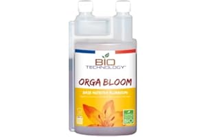 BIO TECHNOLOGY® | Engrais Biologique et Naturel | Engrais Floraison | Fertilisant Floraison Organique | Complet Floraison | respectueux de l’environnement | ORGA BLOOM – 1 L