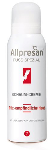 Allpresan Fuß Spezial Nr 7 Schaum-Creme, für pilz-empfindlichen Füße, 125 ml