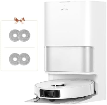 DREAME L10s Ultra Gen 3 Kit Robot Aspirapolvere e Lavapavimenti, Aspirazione da 25.000 Pa, Spazzola Laterale e Moci Estensibili,Stazione di Pulizia Automatica All-in-One,Controllo Vocale e tramite App