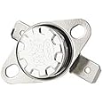 DHRUVPRO KSD301 10A 180 Degree Thermostat Temperature Controller Switch 10A 250VAC for Electronics (Band Type KSD-301 10A 180 Degree, 1)