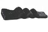innere Größe 11 cm Golden Mall Schaffell Umfang Cover Fleece Umfang Hülle, Schwarz, 35 inches