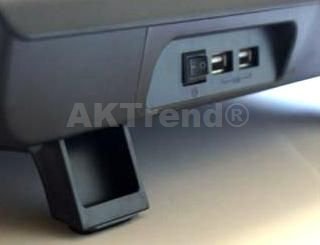 ORIGINAL AKTrend® NOTEBOOK LAPTOP KÜHLER , Cooling Pad , COOLER STÄNDER , COOL-PAD HALTERUNG , 5 x LÜFTER , 2 x USB Hub Mit Blau LED , 9 BIS 19 ZOLL , 9 – 19″ ZOLL - 3