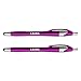Produktbild Weiblich L Namen – Stylus mit einziehbarem schwarz Ink Ball Point Pen 2 in1 Combo funktioniert auf jedem Touch Bildschirm Gerät wie iPad, iPhone, Tablets und mehr – 2 Pack – Pink rosa Laura