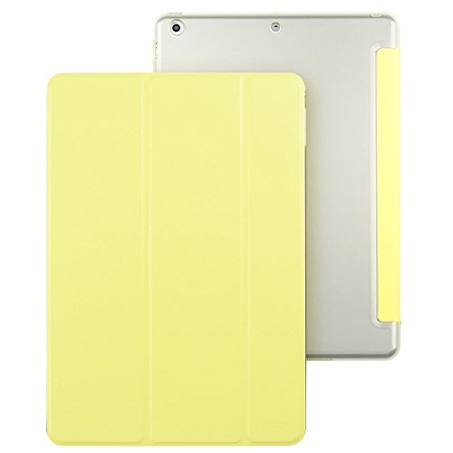 iPad Mini Hülle, ESR® Yippee Series Auto Aufwachen / Schlaf Funktion PU Ledertasche mit Durchschaubar Rückseite Abdeckung Schutzhülle für iPad mini 3/2/1 (Frühling Vanila) - 2