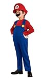 disfraz niño 8 años Grandes cabe el tamaño 12-14 Super - Disfraz de súper Mario Bros para niño, talla 7-8 años (R883655-L)