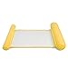 Produktbild HYFZY Aufblasbare Sich hin- und herbewegende Wasser-Hängematte, FloatingPool Bett in der Luftmatratze-Floss-Sofa-Stuhl-Swimmingpool-aufblasbaren,Yellow