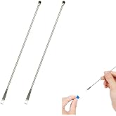 Lab Spatulas Stainless Steel, Lab Spoon, Micro Stainless Steel Spoon, Double Ended Spatula, Capsule Filler, for Reagent Sampl