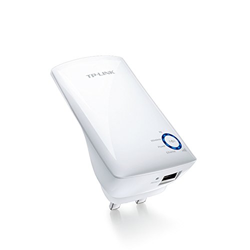 TP-Link N300 Universal Range Extender, Broadband/Wi-Fi Extender, Wi-Fi Booster/Hotspot with 1 Ethernet Port, Plug and Play, Built-in Access Point Mode, UK Plug (TL-WA850RE)