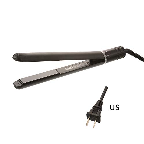 Professional Hair Straightener Flat Iron for Hair Styling 2 in 1 Hair Straightener and Curling Tongs Tourmaline Ceramic Flat Iron for All Hair Types with Rotating Adjustable Temperature Black Professional Hair Straightener Flat Iron for Hair Styling 2 in 1 Hair Straightener and Curling Tongs Tourmaline Ceramic Flat Iron for All Hair Types with Rotating Adjustable Temperature Black