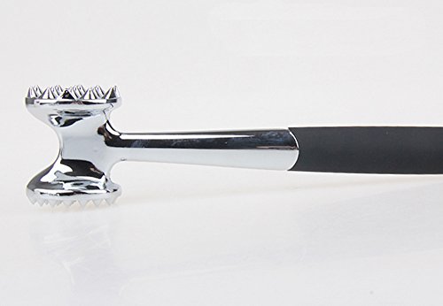 Fanaticism Fleischklopfer Edelstahl Fleischhammer Steakhammer Küchenhelfer 22,5cm - 3