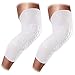 Produktbild Faneli Basketball Knieschoner, Basketball Wadenbandage, Knieschoner, Flexible Universalgröße, Weiße